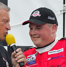 Andrew being Interviewed